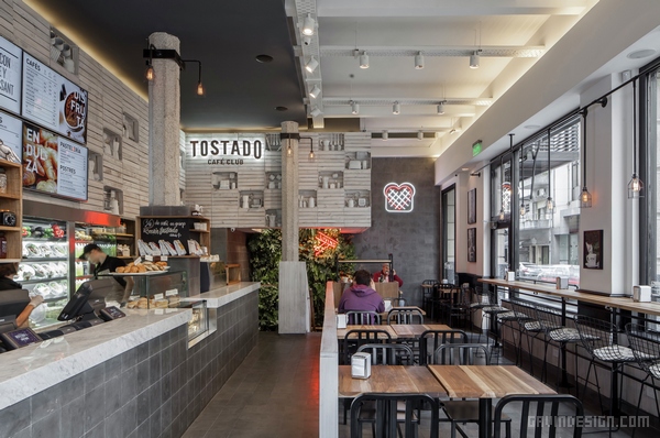 阿根廷布宜诺斯艾利斯 Tostado 咖啡店设计