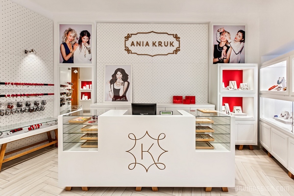 波兰华沙 Ania Kruk 珠宝精品店设计