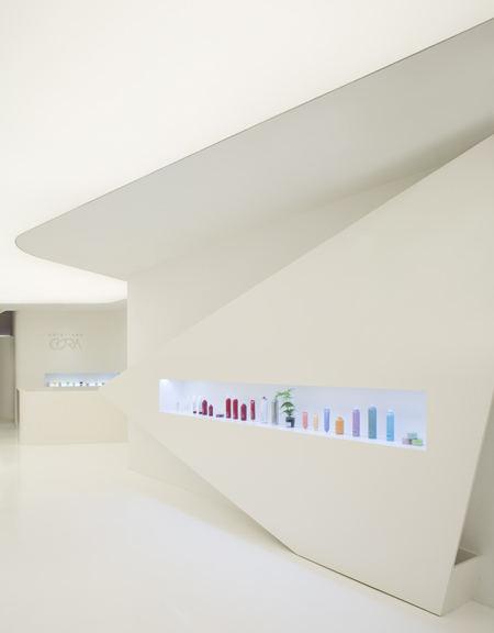 美发沙龙展示区设计