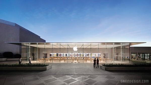 美国斯坦福帕洛阿尔托市苹果专卖店设计